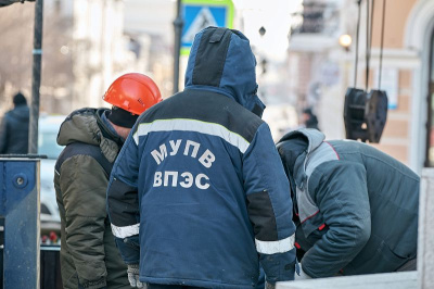 МУПВ «ВПЭС» проводит демонтаж безхозных проводов на Военном шоссе