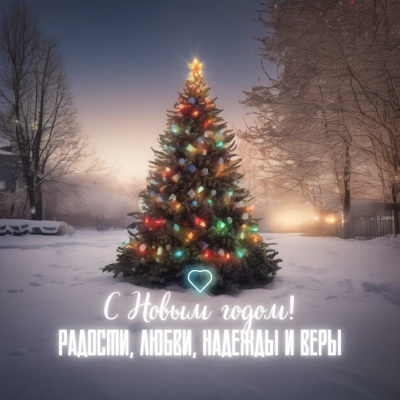 Коллектив МУПВ "ВПЭС" от всего сердца поздравляет жителей города с Новым 2025 годом!