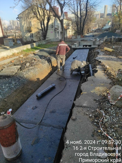 В Первомайском районе проводится благоустройство после реконструкции на теплосети