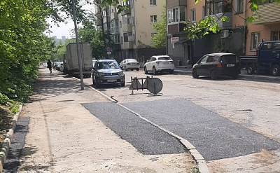 Во Владивостоке продолжается благоустройство после ремонтных работ на электро- и теплосетях
